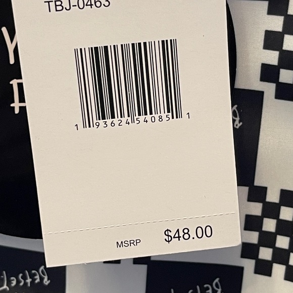 BETSEY JOHNSON Insulated Lunch Tote Checkered Design - Picture 12 of 13